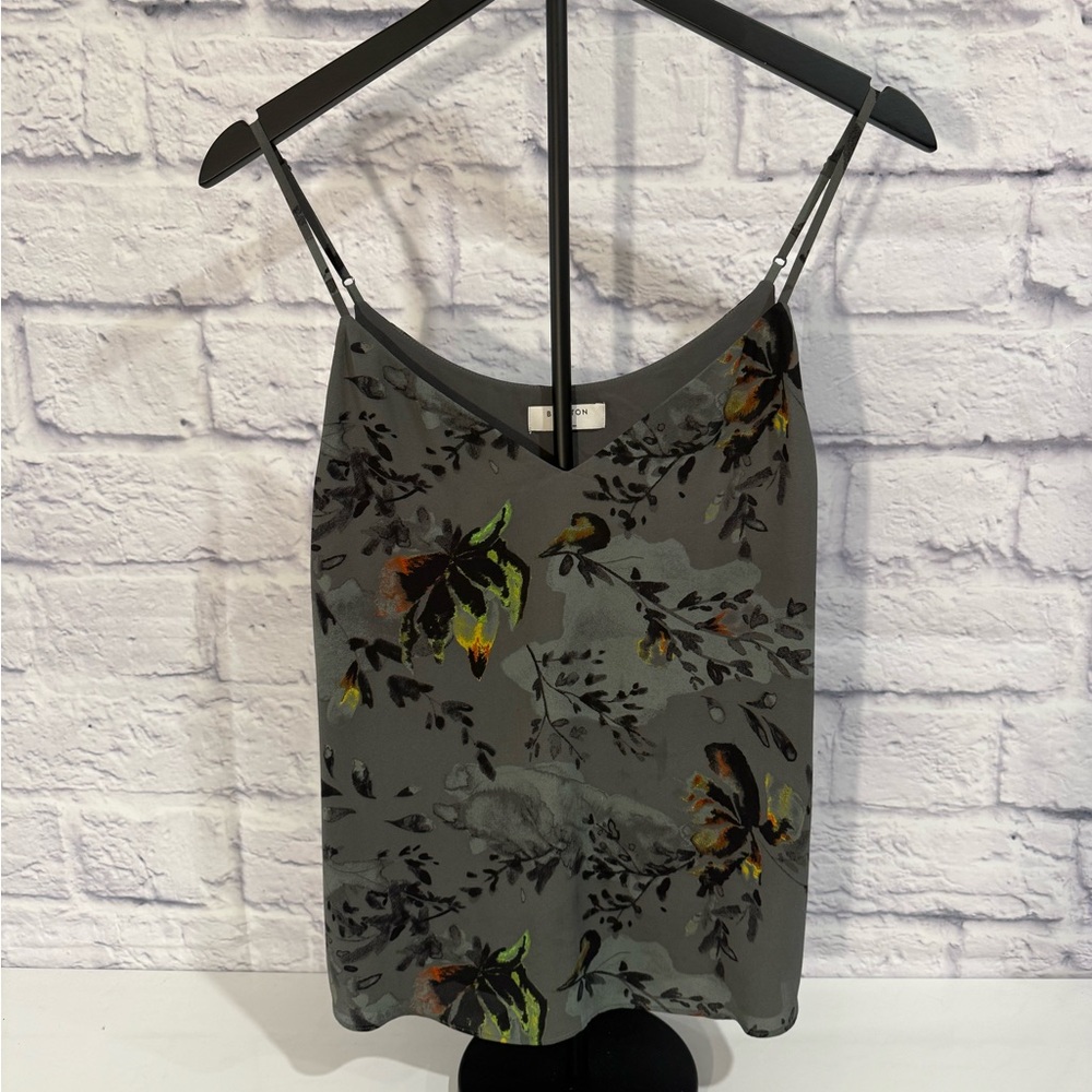 Babaton Gray Floral Camisole S